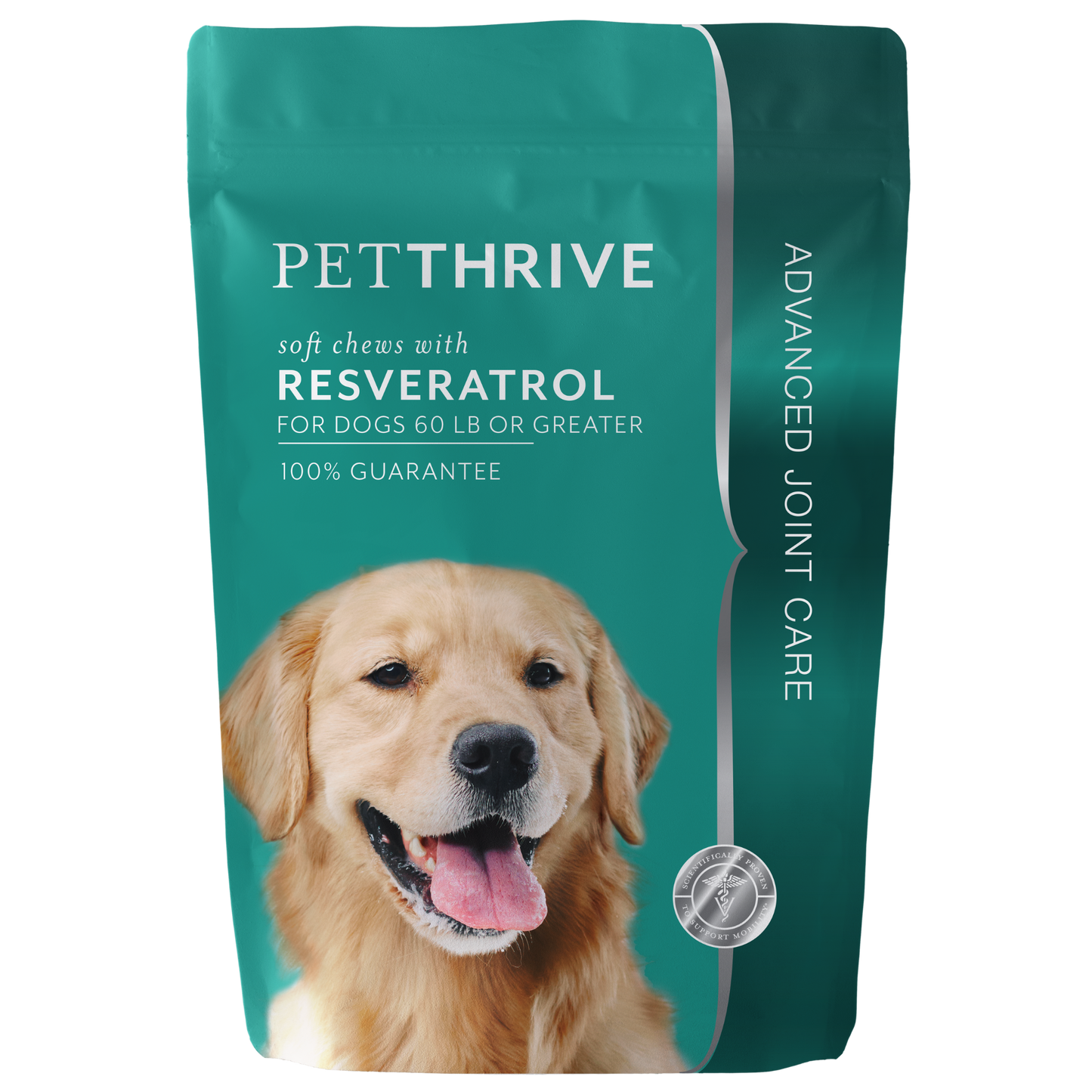 Petthrive Soft Chews With Resveratrol - Large Breed