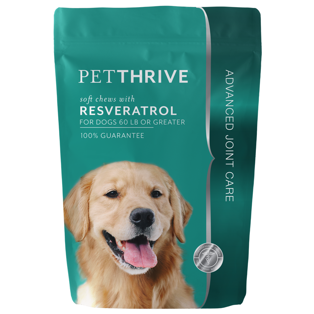 Petthrive Soft Chews With Resveratrol - Large Breed